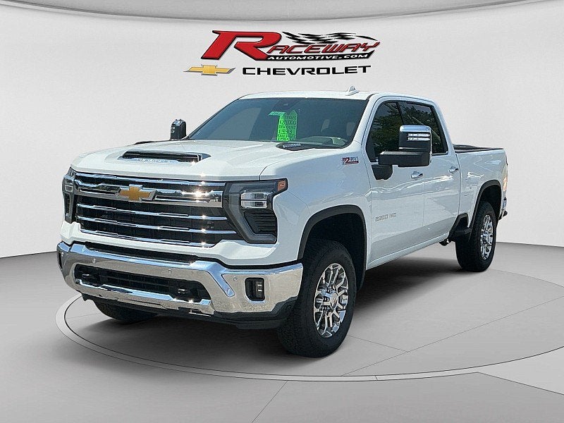 2026 Chevrolet Silverado 2500 HD LTZ in Summit White — front three-quarter view