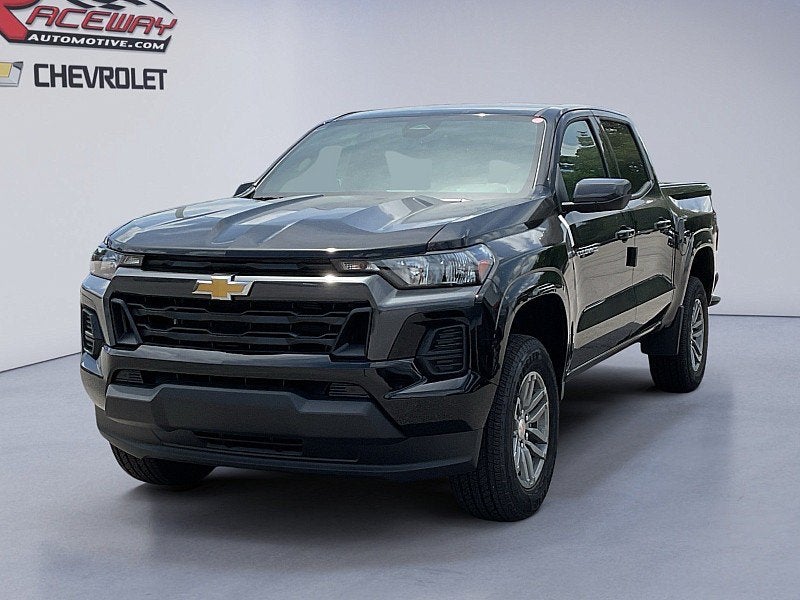 2026 Chevrolet Colorado LT in Black — front three-quarter view