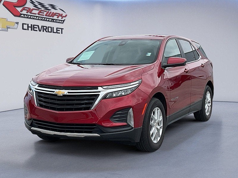 2024 Chevrolet Equinox LT in Radiant Red Tintcoat — front three-quarter view